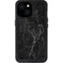 Black Marble iPhone 15 Waterproof Case